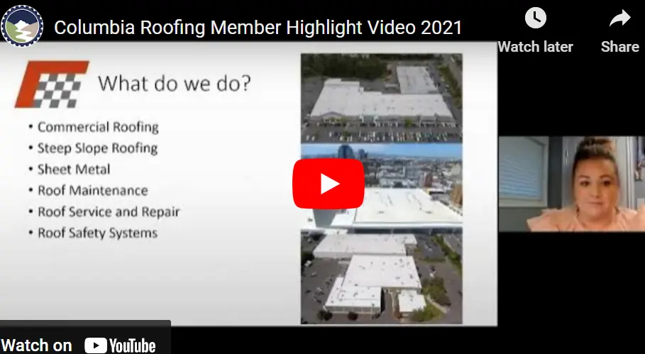 Tualatin Chamber Member Highlight - Columbia Roofing & Sheet Metal