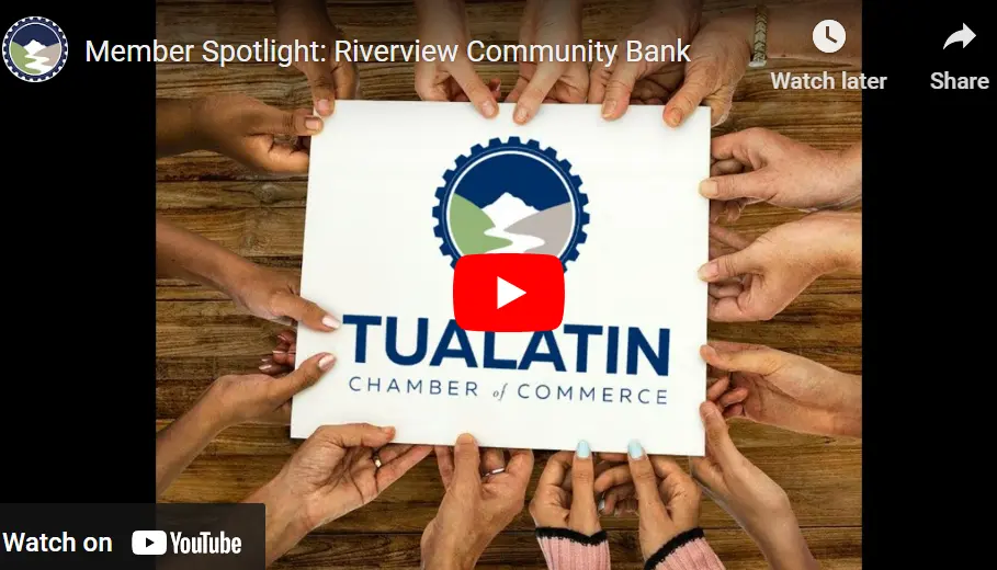 Tualatin Chamber Member Highlight - Riverview Community Bank